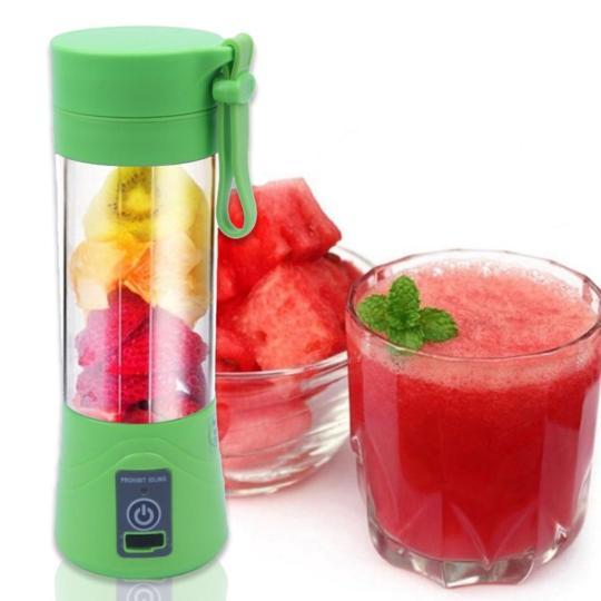 Liquidificador Mixer Juice Garrafa Portátil USB Recarregável