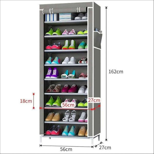 Sapateira com 9 Prateleiras para Organizar Calçados e Objeto