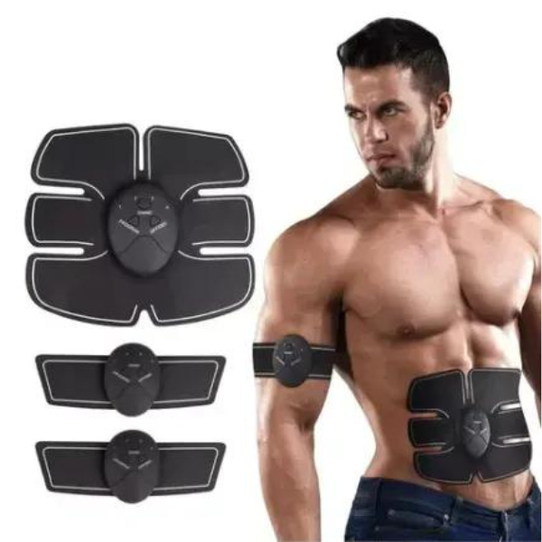 kit Estimulador Muscular Elétrico Abdomen Braços e Pernas