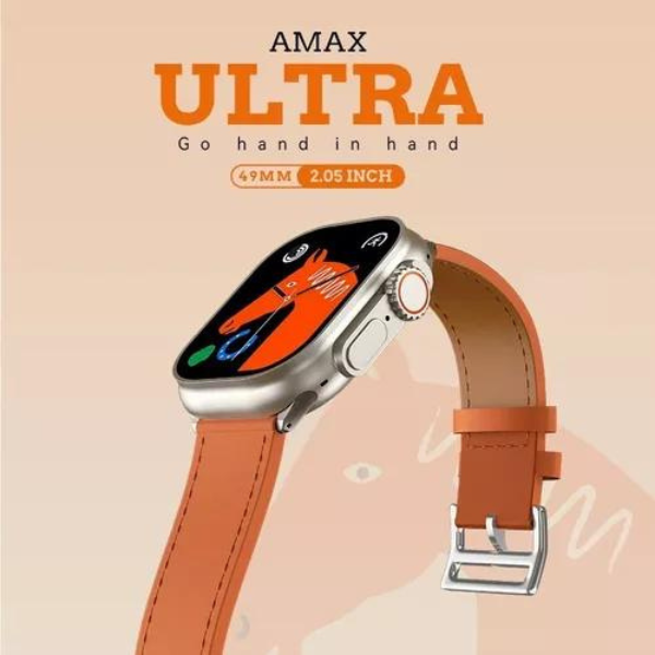 Amax Ultra Smartwatch - PRETO